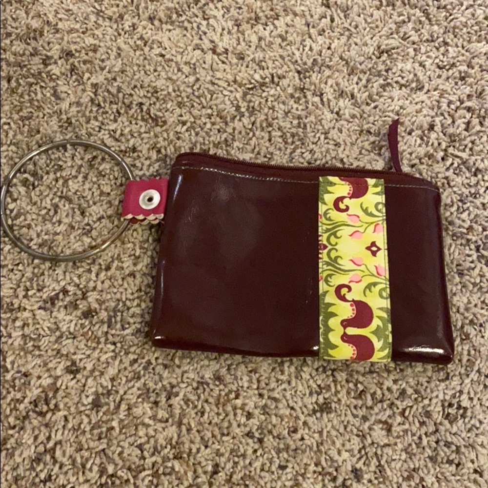 Purple wristlet